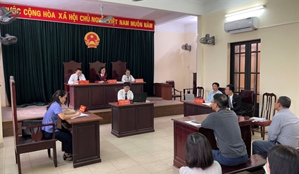 Viện KSND huyện Đan Phượng phối hợp với Tòa án cùng cấp tổ chức phiên...